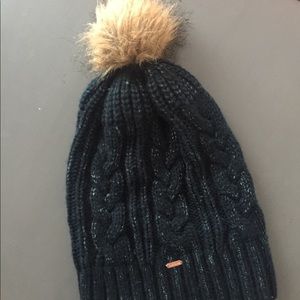 Black Free People Slouchy beanie